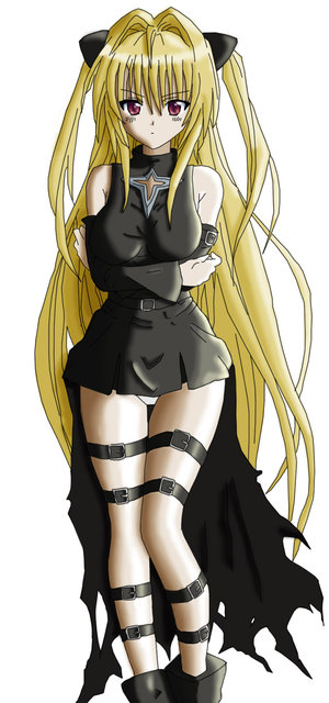 long blonde hair anime girl